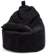 Manšestrové kreslo Yoko Velvet – 180 l – 75 × 70 cm Farba: SZ19 - čierna