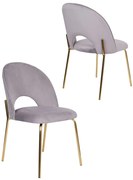 Stoličky24.sk - Stolička Molly Gold sivá