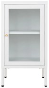 Biela kovová vitrína 38x70 cm Dalby – House Nordic