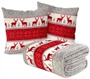 Deka + 2 obliečky Scandi Deer 130x170 cm