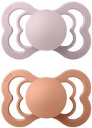 BIBS Supreme cumlíky, silikón 2ks - veľkosť 2 - Pink plum Peach