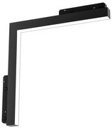 LED Svietidlo do lištového systému MAGNETIC TRACK L-DOWN LED/24W/48V 4000K čierna