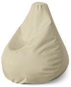 Sablio Sedací vak Pear Piesková - 140 x 100 x 25 cm