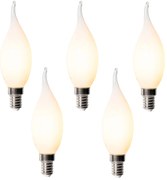 Sada 5 stmievateľných LED žiaroviek E14 BXS35 Opál 4W 450 lm 2200K