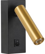 Brilagi - LED Nástenné bodové svietidlo MAYA LED/3W/230V 4000K čierna/zlatá