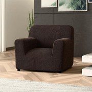 Bielastické poťahy COSTINA tabaková kreslo (š. 60 - 110 cm)