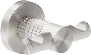 Mexen Triv, nástenný dvojitý háčik na uteráky, brúsená oceľ, 70A33012-97
