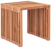 Odkladací stolík z teakového dreva 40x40 cm Pego – House Nordic