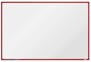 Biela magnetická popisovacia tabuľa boardOK, 1800 x 1200 mm, červený rám