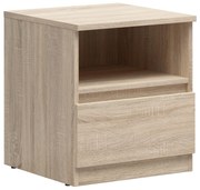 Nočný stolík BRW Tetrix 1 (dub sonoma). Akcia -40%. Vlastná spoľahlivá doprava až k Vám domov. 1098538