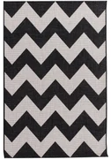 Koberec Modern Chevron black/beige 160x230cm