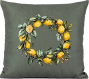 DEKORAČNÁ OBLIEČKA NA VANKÚŠ LIMONE5 43X43 CM VZOROVANÁ