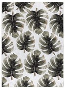 Koberec MIRO 52102.801 listy Monstera, zelený