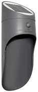 LED Solárne nástenné svietidlo so senzorom PALESA LED/1W/3,7V IP65 1800 mAh šedá