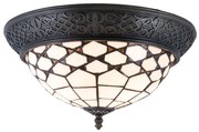 Tiffany stropné svietidlo NET Ø38