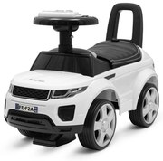 Detské odrážadlo SUV Baby Mix Prime biele v koži
