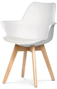 Jedálenská stolička Autronic 61x81 cm biela plast CT-771 WT
