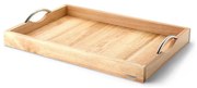 Continenta C3011 - Podnos s kovovými úchytmi 53x36 cm gumovník