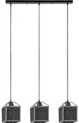 Rabalux 72219 - Luster na lanku SAMILO 3xE27/40W/230V čierna