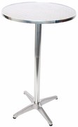 Barový bistro stôl okrúhly 11352, hliník - v70/110 x Ø60 cm