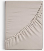 Goldea bavlnená napínacia plachta - sivohnedá 80 x 160 cm