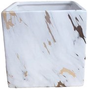 Kvetináč YS44148M ceramic Sq Water Transfer Effect 12,5