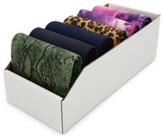 KARTON PAK Úložné boxy na oblečení, organizéry do skříně BÍLÝ KARTON 20 x 47 cm