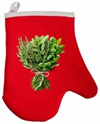 Kuchynská rukavica Minty EMI, červená