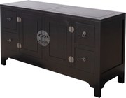 Komoda Modern 137 x 45x 76 cm black
