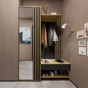 Predsieňový nábytok Tavo čierna/artisan