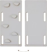 Šmykľavka - lezecká stena biela malá