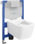 Mexen Fenix XS-F, podomietkový modul a závesné WC Margo, biela, 6803342XX00