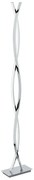 LED stojacia lampa v striebornej farbe (výška 142 cm) LASANA 2 – EGLO