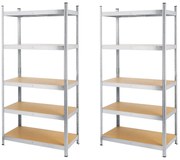 Regál, 90 x 180 x 45 cm, 2 kusy  (800004363)