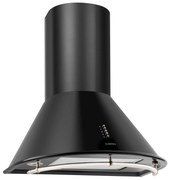 Klarstein Noir, digestor, 60 cm, komínový, 490 m³/h, retro dizajn, nehrdzavejúca oceľ, čierny