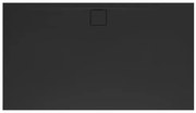 Sprchová vanička obdĺžniková SAT Vision 160x90 cm liaty mramor čierna SATSVVI16090C