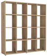 Regál, dub sonoma, SARAH