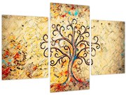 Obraz - Mozaikový strom života (90x60 cm)