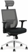 Kancelárske kreslo Admiral čierna/Šedá