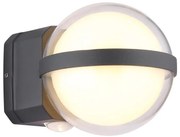 Globo 34157 - LED Vonkajšie nástenné svietidlo ILLI LED/12W/230V IP54 čierna