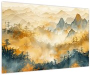 Obraz - Pohorie, akvarel (90x60 cm)