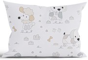 Bavlnená obliečka na vankúš Renforcé 50 × 70 cm - Psia pohoda