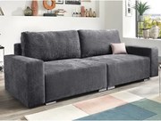 Rozkladacia pohovka Anafi, tmavo šedá látka%