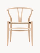 Drevená stolička's ručne tkaným sedadlom CH24 Wishbone Chair