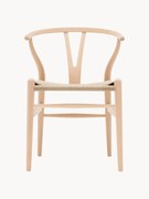 Drevená stolička's tkaným sedadlom CH24 Wishbone Chair