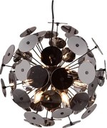 Matne čierne závesné svietidlo Discalgo – Trio