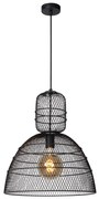 Lucide 78395/01/30 - Luster na lanku GASSET 1xE27/60W/230V čierna