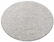 Koberec šnúrkový SIZAL LOFT 21198 kruh BOHO slonia kosť / strieborný / taupe