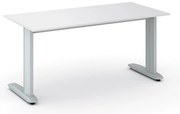 Kancelársky písací stôl PRIMO FLEXIBLE, 160x80 cm, biela