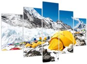 Obraz - Kempovanie v horách (150x105 cm)